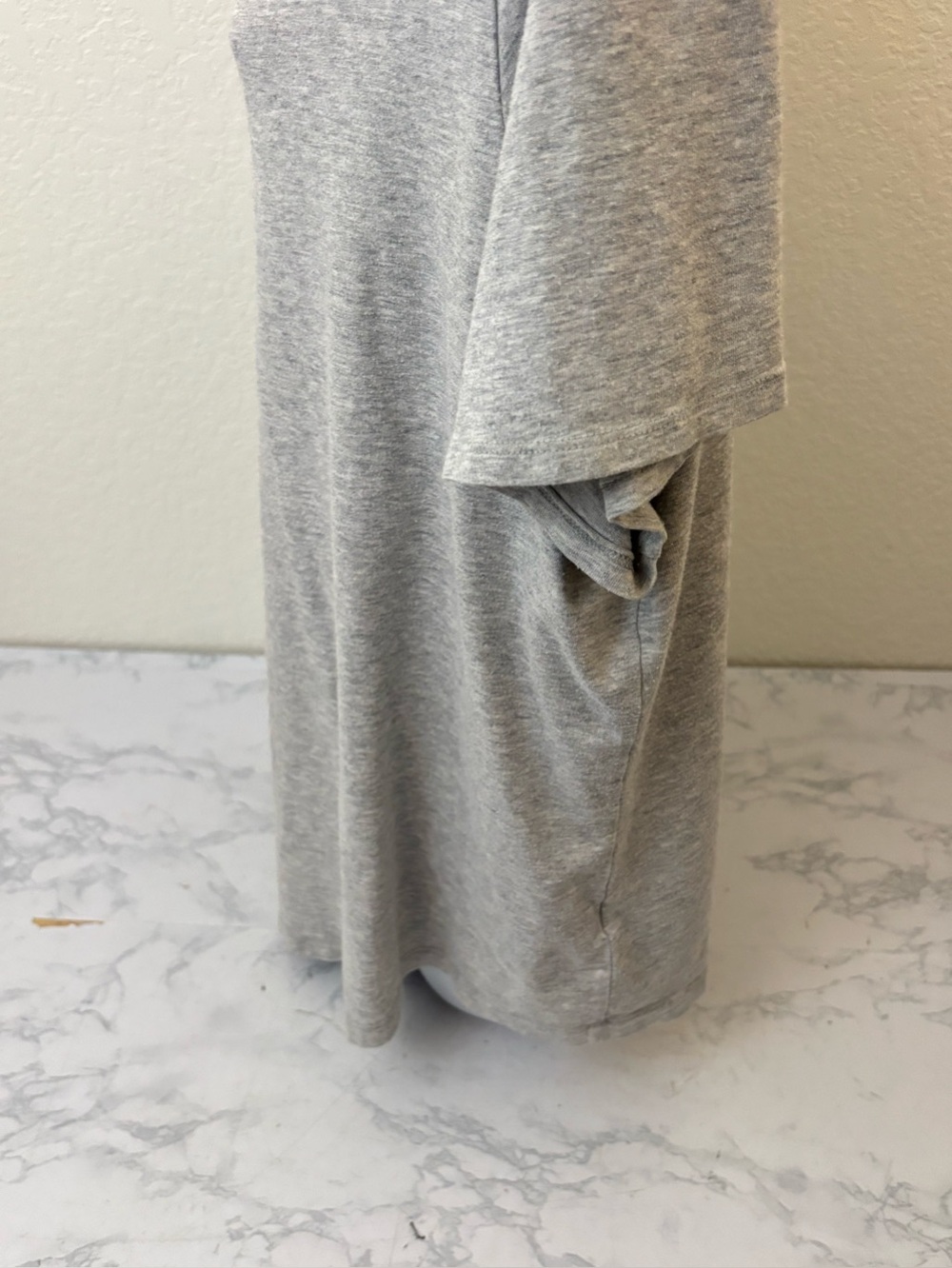 Terra & Sky Short Sleeve Pullover Top Women’s 2X 20W 22W Gray Shirt - Picture 5 of 8